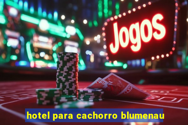 hotel para cachorro blumenau